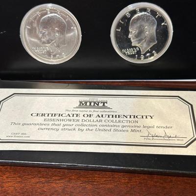 2 - 1973 EISENHOWER DOLLARS S-MINT