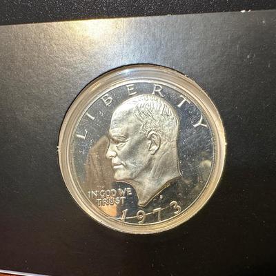 2 - 1973 EISENHOWER DOLLARS S-MINT