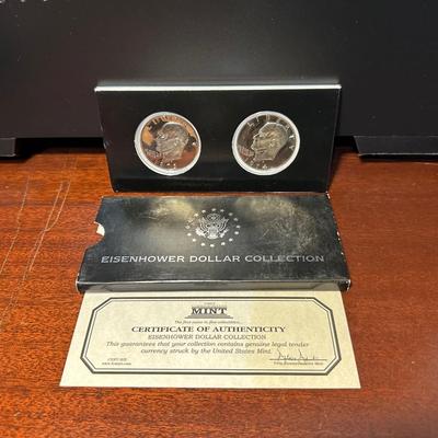 1973 & 1974 EISENHOWER DOLLARS S-MINT