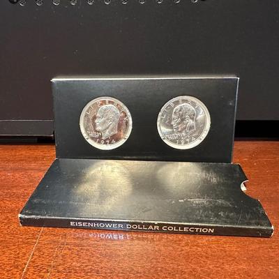 2 - 1974 EISENHOWER DOLLARS S-MINT