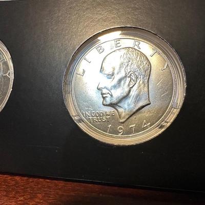 2 - 1974 EISENHOWER DOLLARS S-MINT