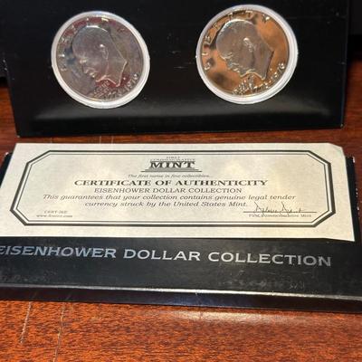 2 - BICENTENNIAL EISENHOWER DOLLARS S-MINT