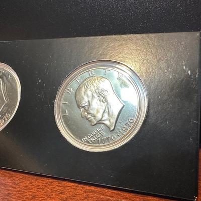2 - BICENTENNIAL EISENHOWER DOLLARS S-MINT