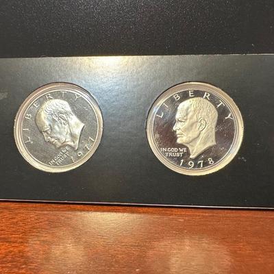 1977 & 1978 EISENHOWER DOLLARS S-MINT