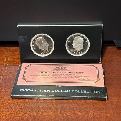1977 & 1978 EISENHOWER DOLLARS S-MINT