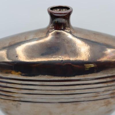 Decorative Metallic Ceramic Vase