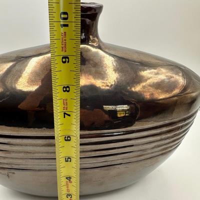 Decorative Metallic Ceramic Vase