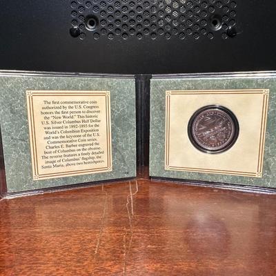 1893 SILVER COLUMBIAN EXPOSITION COMMEMORATIVE HALF DOLLAR