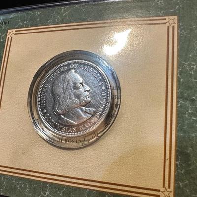 1893 SILVER COLUMBIAN EXPOSITION COMMEMORATIVE HALF DOLLAR