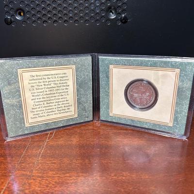 1893 SILVER COLUMBIAN EXPOSITION COMMEMORATIVE HALF DOLLAR