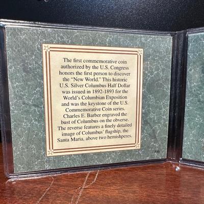 1893 SILVER COLUMBIAN EXPOSITION COMMEMORATIVE HALF DOLLAR