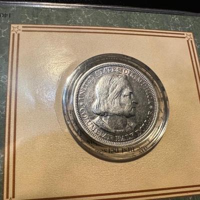 1893 SILVER COLUMBIAN EXPOSITION COMMEMORATIVE HALF DOLLAR