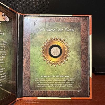 1868 THREE CENT NICKEL