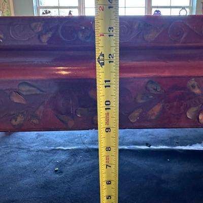 Hand-Decorated Chinese Lacquer Low Table