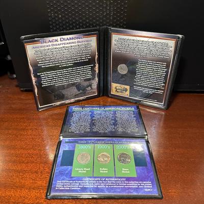 1929 BUFFALO NICKEL, 1899 LIBERTY HEAD NICKEL, BUFFALO NICKEL AND 2005 NICKEL