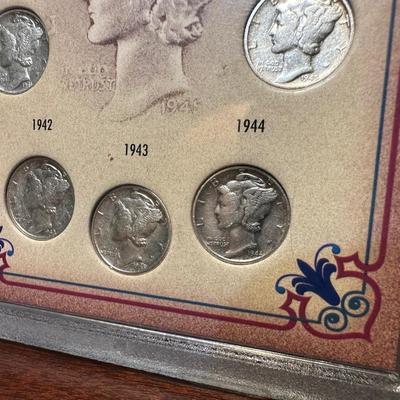 LAST 5 YEARS OF SILVER MERCURY DIMES
