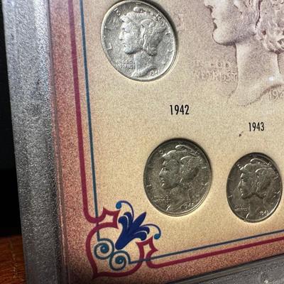 LAST 5 YEARS OF SILVER MERCURY DIMES