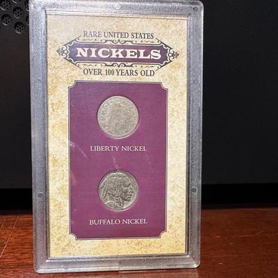 2 BUFFALO NICKELS AND A 1905 LIBERTY NICKEL