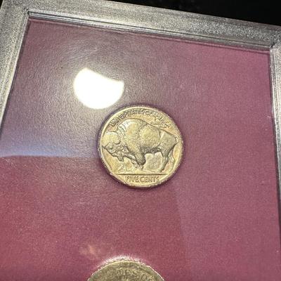 2 BUFFALO NICKELS AND A 1905 LIBERTY NICKEL