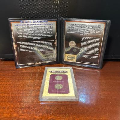 2 BUFFALO NICKELS AND A 1905 LIBERTY NICKEL