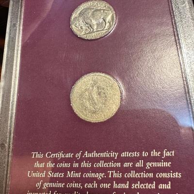 2 BUFFALO NICKELS AND A 1905 LIBERTY NICKEL