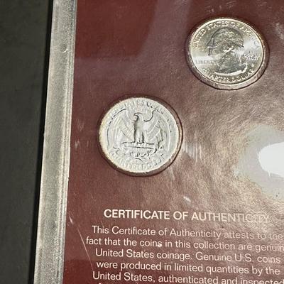 WWII WASHINGTON QUARTER COLLECTION AND GRADED PR67 1964 QUARTER