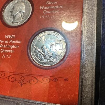 WWII WASHINGTON QUARTER COLLECTION AND 3 CENTURIES OF NICKELS