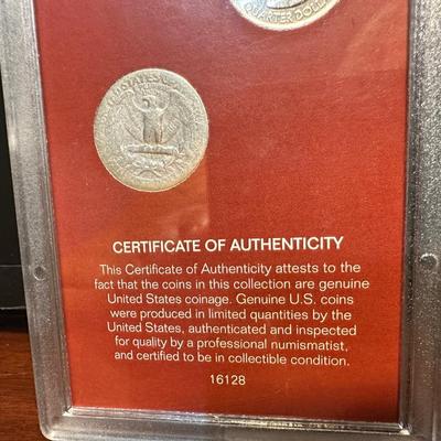 WWII WASHINGTON QUARTER COLLECTION AND 3 CENTURIES OF NICKELS