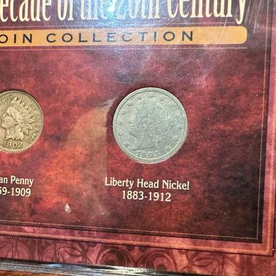 1944 WARTIME NICKEL, 1943 STEEL PENNY AND FIRST DECADE OF THE 20th CENTURY COIN COLLECTION