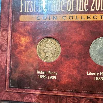 1944 WARTIME NICKEL, 1943 STEEL PENNY AND FIRST DECADE OF THE 20th CENTURY COIN COLLECTION