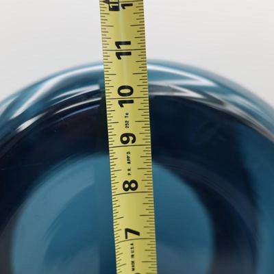 Italian Art Glass Sculptural Vase / Bowl by Bormioli Rocco