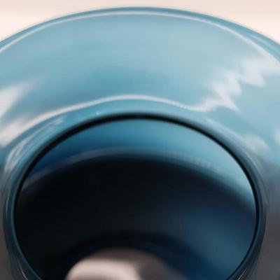 Italian Art Glass Sculptural Vase / Bowl by Bormioli Rocco