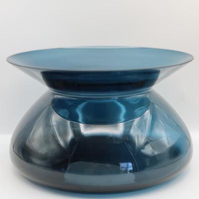 Italian Art Glass Sculptural Vase / Bowl by Bormioli Rocco