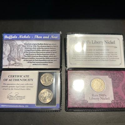 THEN AND NOW BUFFALO NICKELS AND 1903 LIBERTY NICKEL