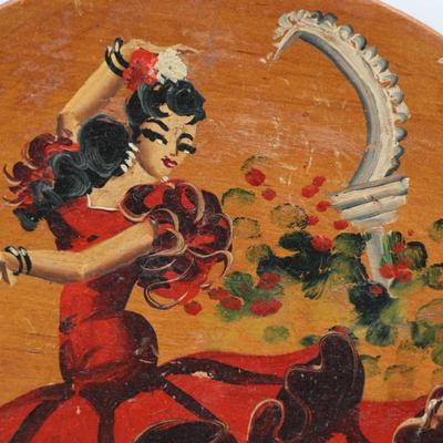 Pair of Hand-Painted Spanish Flamenco Dancer Plates