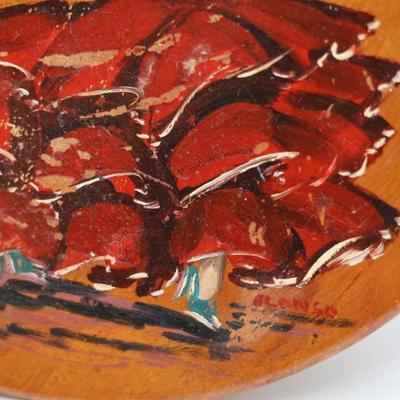 Pair of Hand-Painted Spanish Flamenco Dancer Plates