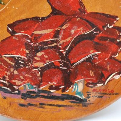 Pair of Hand-Painted Spanish Flamenco Dancer Plates