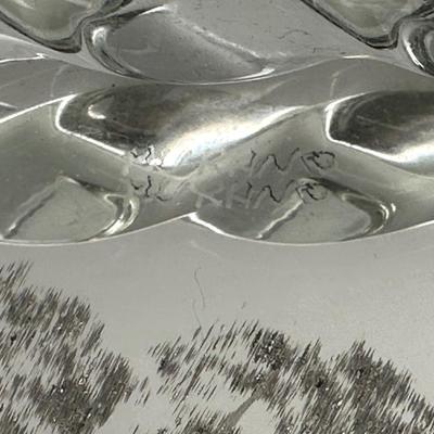 Mid-Century Venetian-Style Etched Vanity Mirror Tray