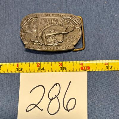 Bass Society 30 Yr Buckle