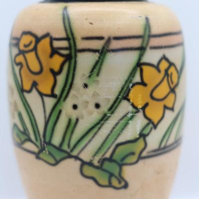 Hand-Painted Pottery Vase — Marked “Made in Japan”