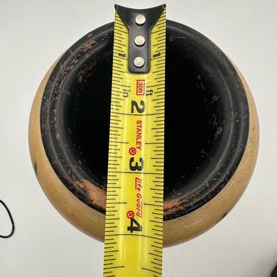 Hand-Painted Pottery Vase — Marked “Made in Japan”