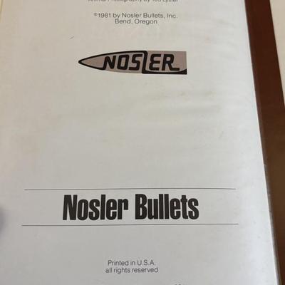 Nosler Reloading Manual