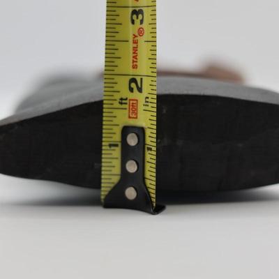 Abstract Carved Wood Mother & Child Sculpture