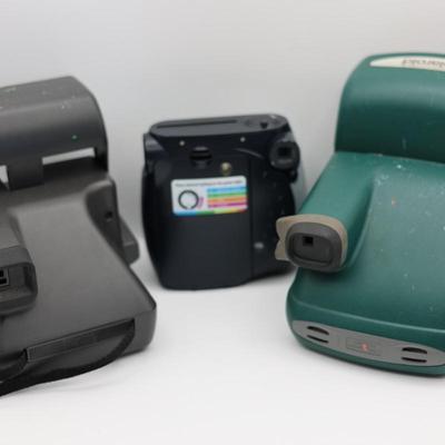 Lot of 3 Polaroid Instant Cameras