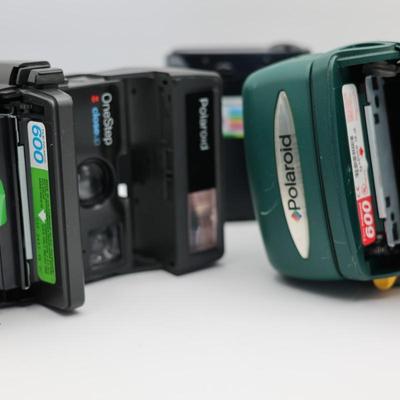 Lot of 3 Polaroid Instant Cameras