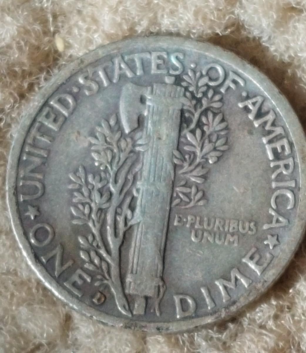 1937 Mercury Dime