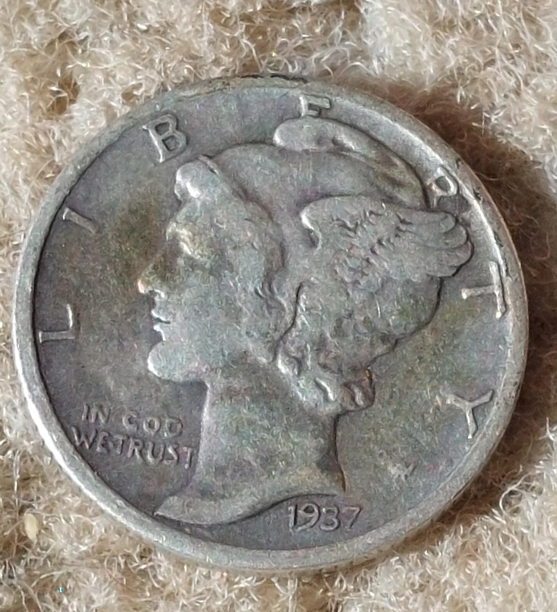 1937 Mercury Dime