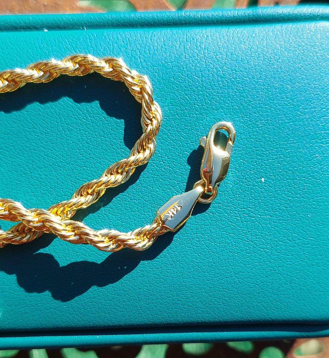 14kt Gold Layered Rope Chain