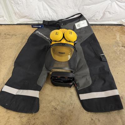 Husqvarna Chainsaw Chaps & Oregon Hard Hat (G-MG)