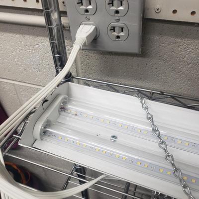 Metal Rolling Shelving Unit & Gardening Supplies (G-MG)